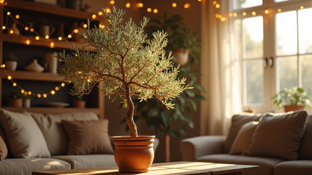 mediterranean olive tree decor