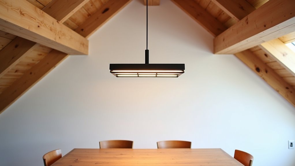 minimalist led chandelier design