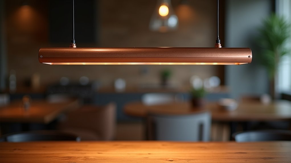 minimalist linear pendant design