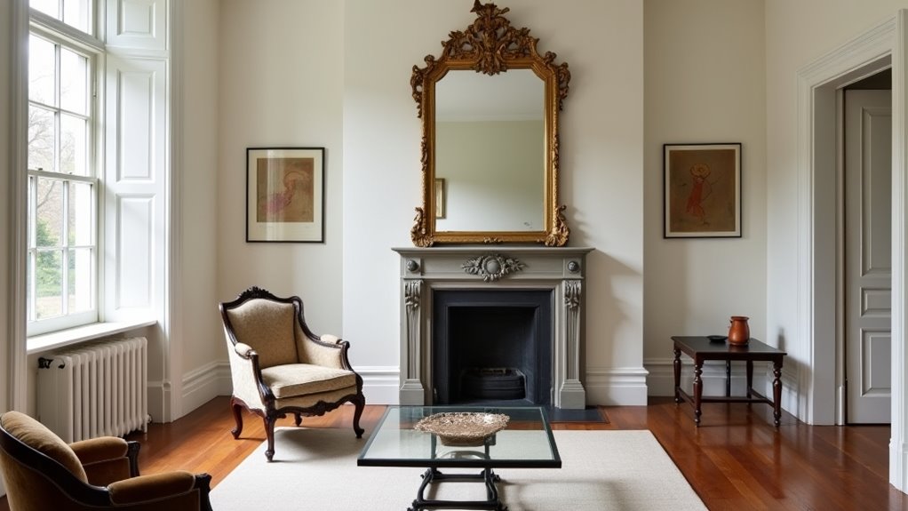 mixing antique and modern styles