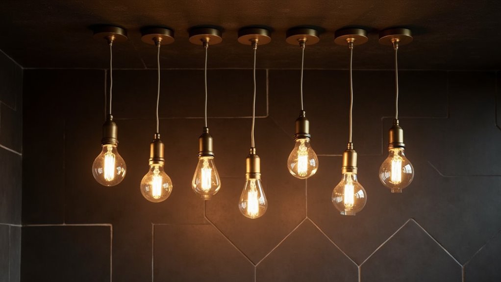 modern industrial bathroom lighting