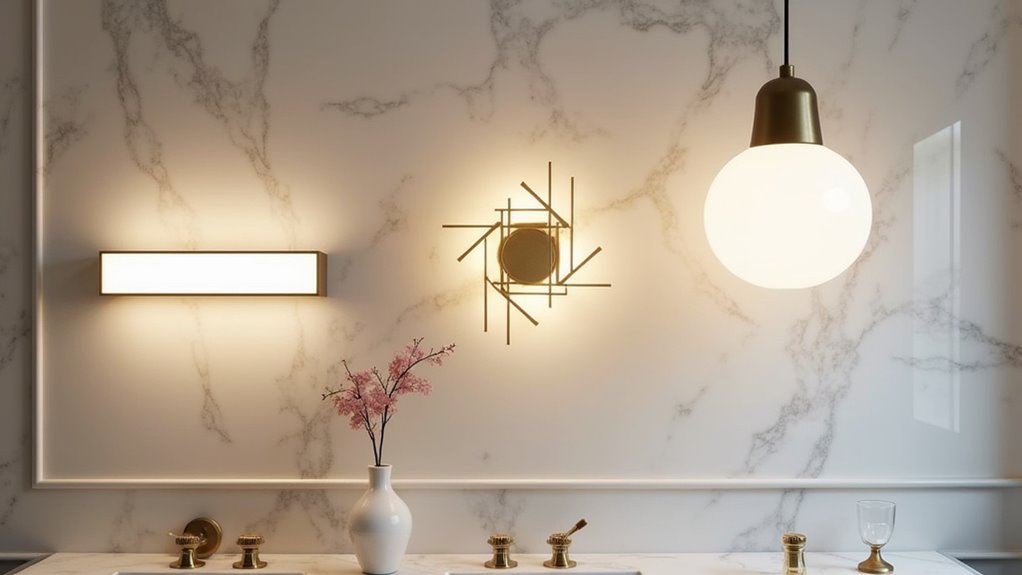 modern led bathroom lighting