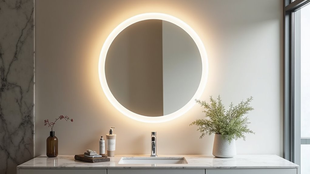 modern led bathroom mirror