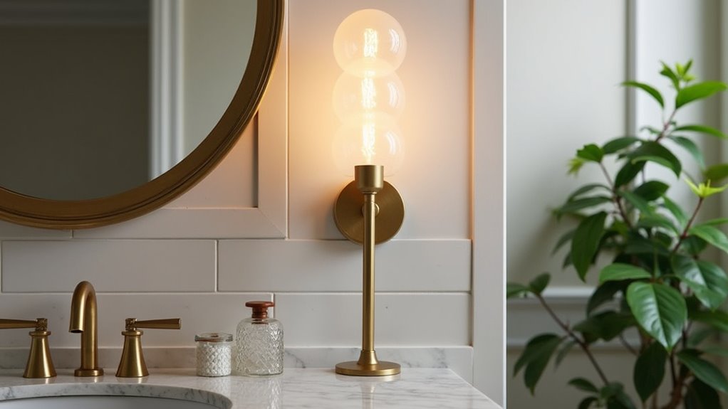 modern minimalist glass sconce