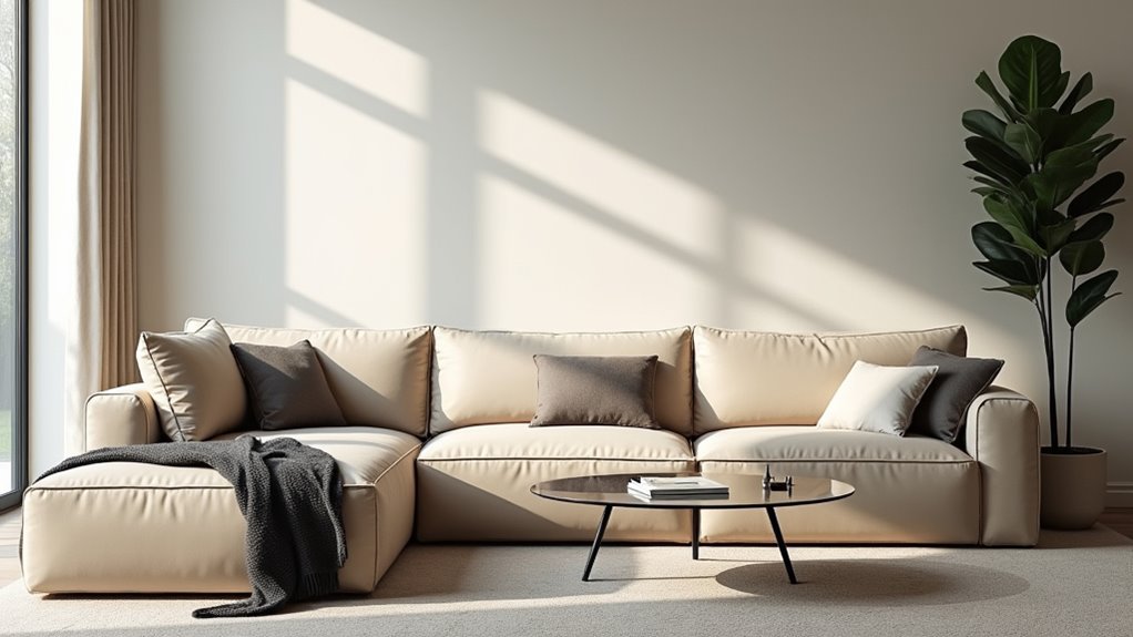 modern minimalist vibrant accents