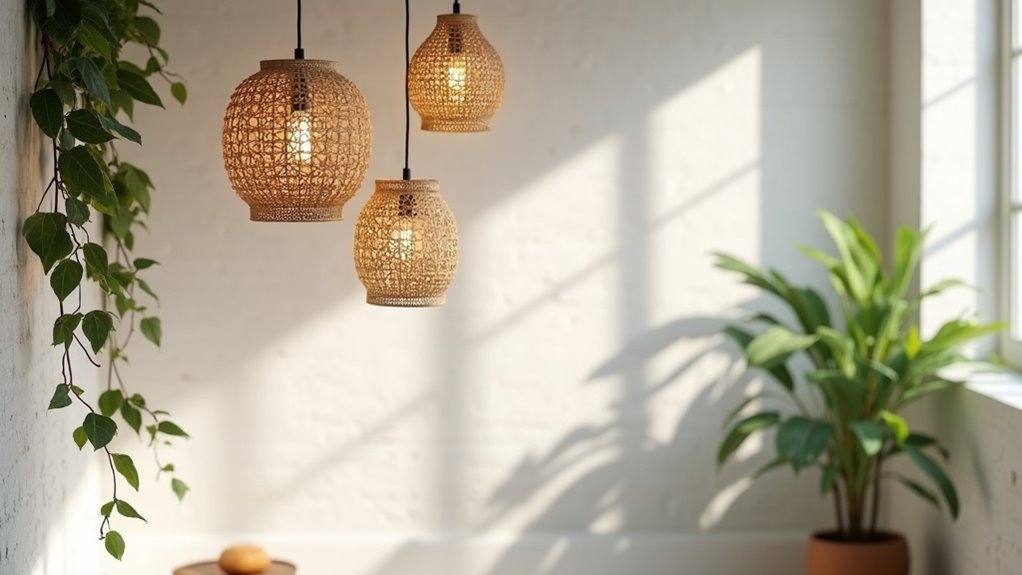 nature inspired bohemian lighting