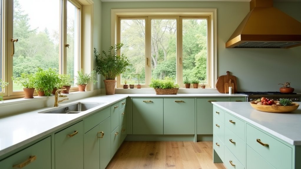 nature inspired kitchen tranquility