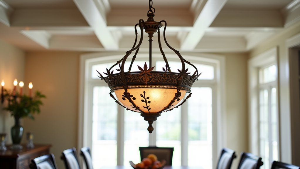 nature inspired semi flush fixtures