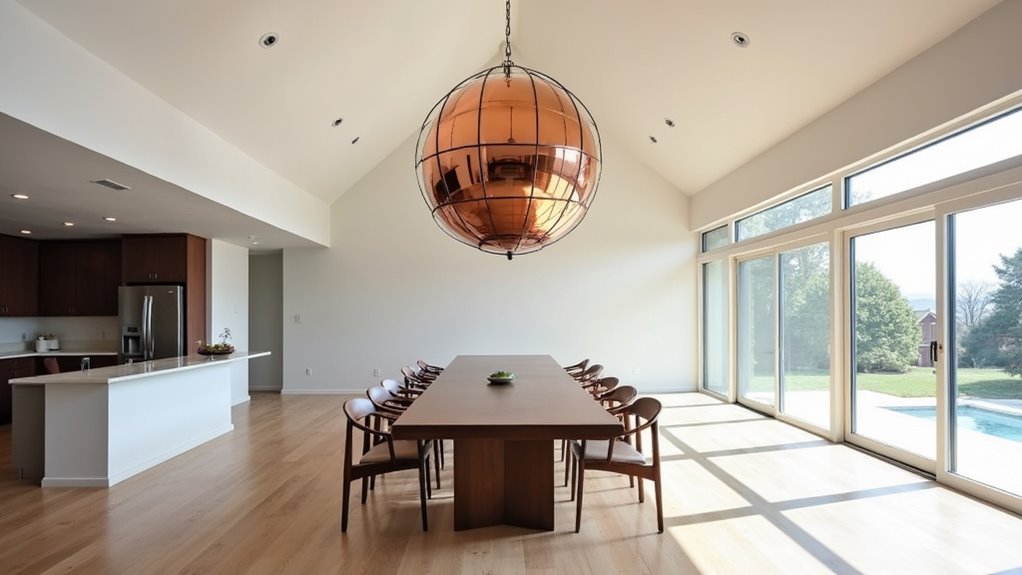 oversized chandelier for dining