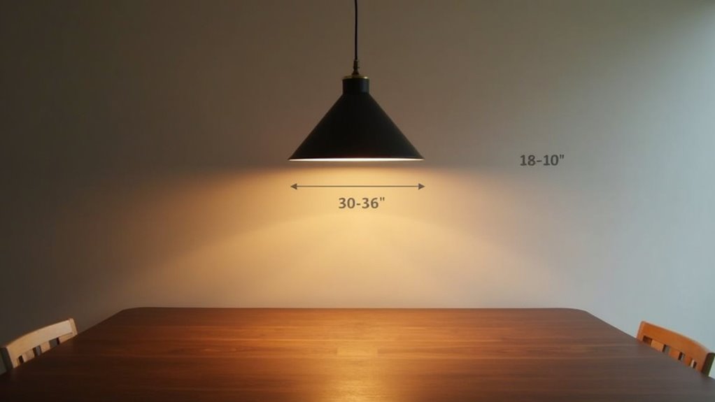 pendant lighting placement guidelines