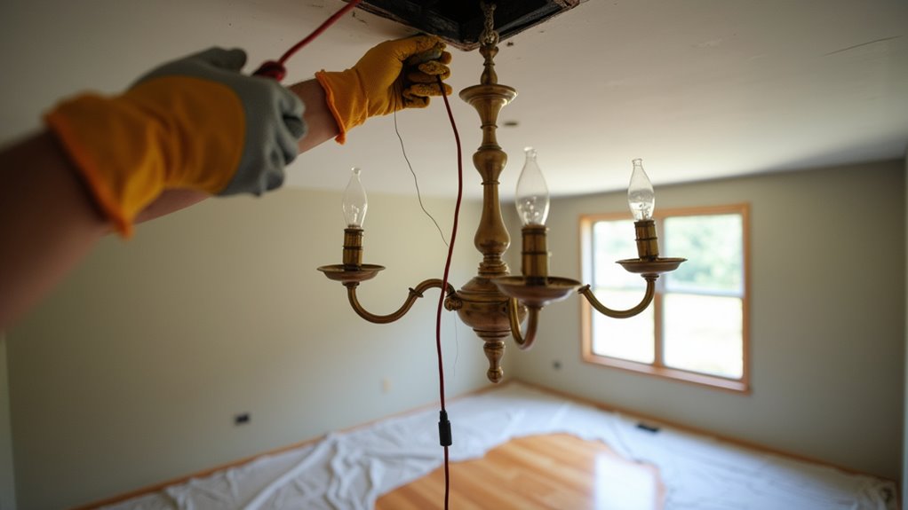 power disconnection and removal
