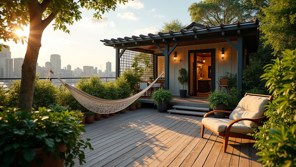 private rooftop oasis creation