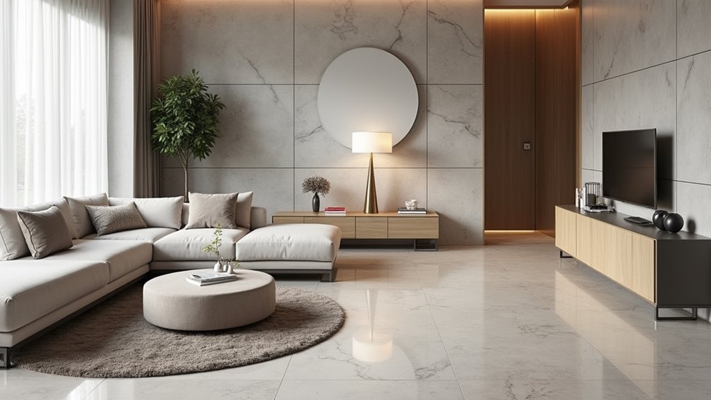 reflective elegance in flooring