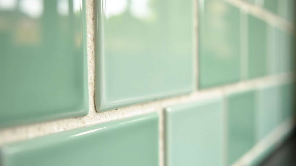 refreshing light green tiles