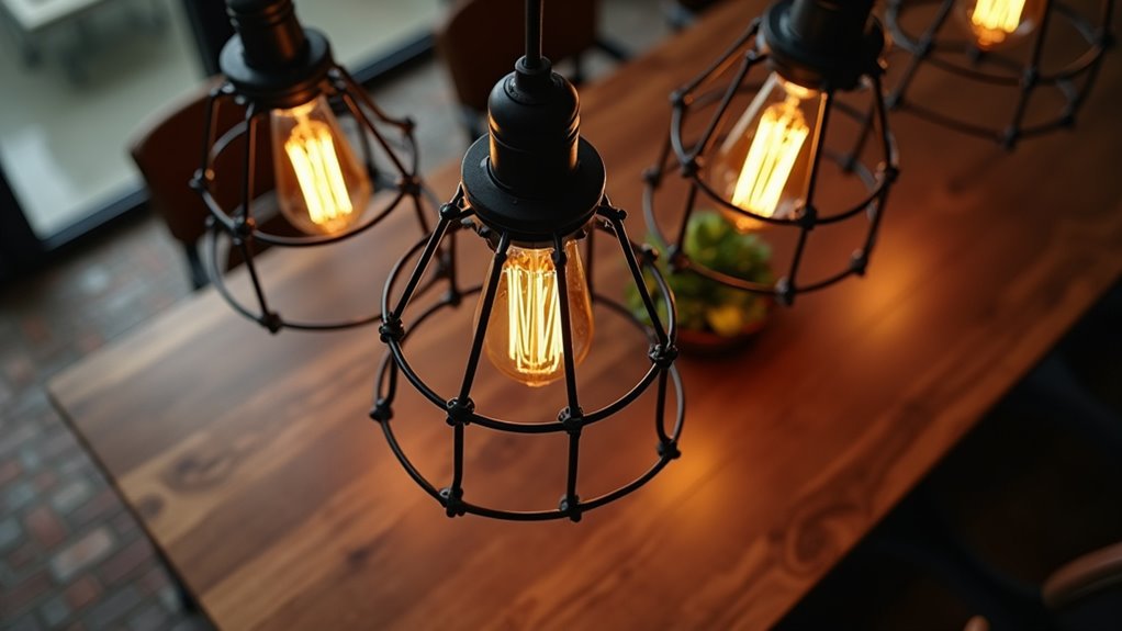 rustic industrial pendant lighting