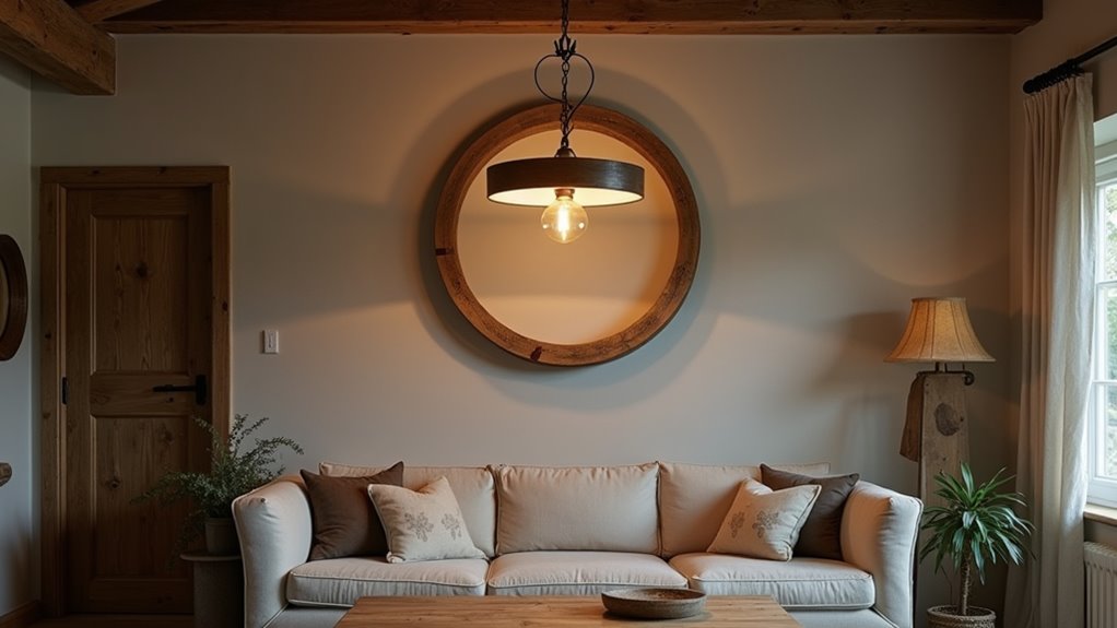 rustic warm vintage lighting