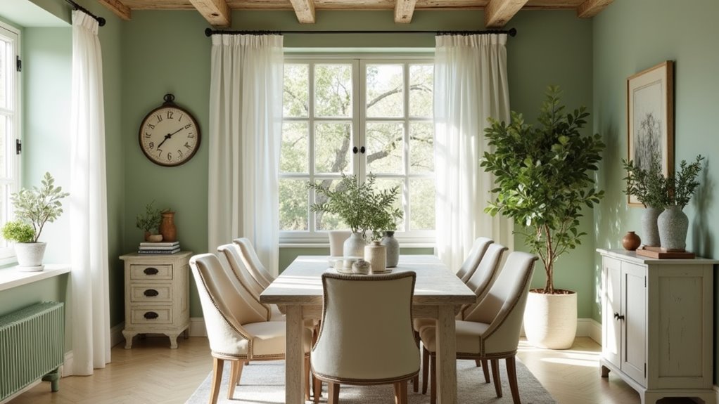 sage green farmhouse aesthetic