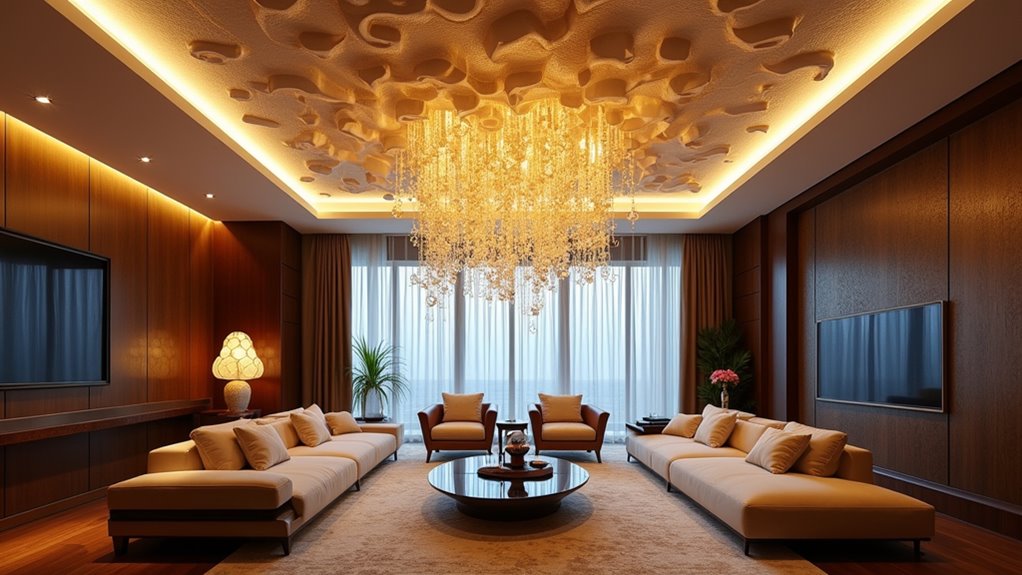 sculptural lighting for sophistication