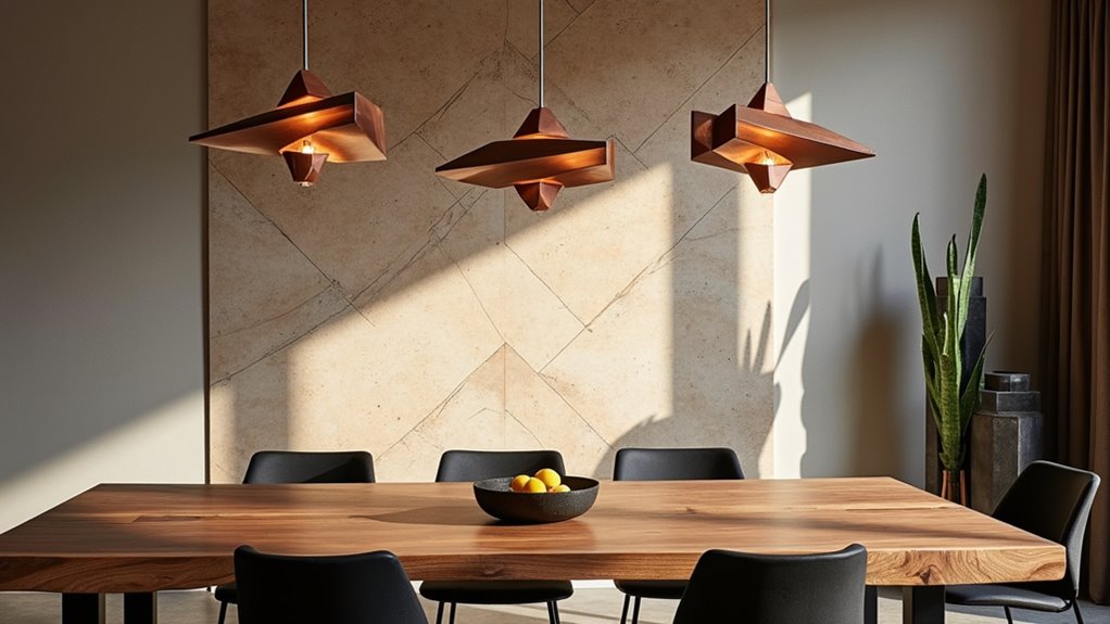 sculptural stone and metal