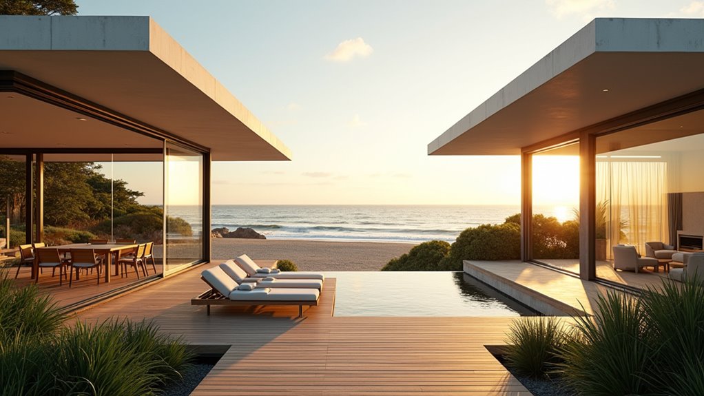 seamless indoor outdoor coastal design