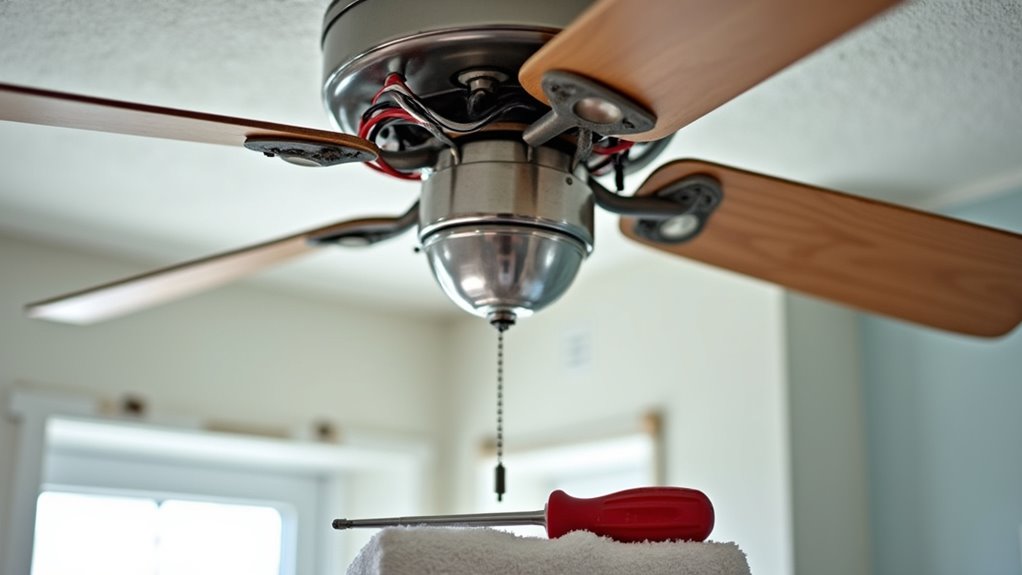 securely mount fan housing