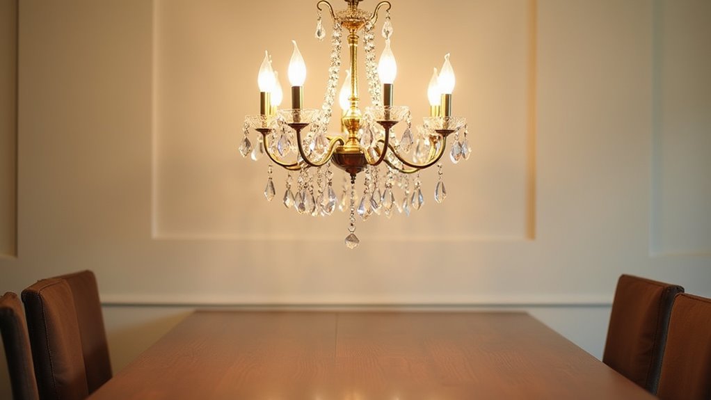 selecting ideal dining lighting