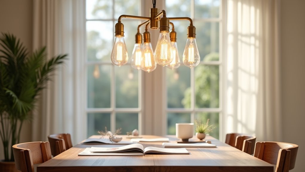 selecting ideal dining lighting