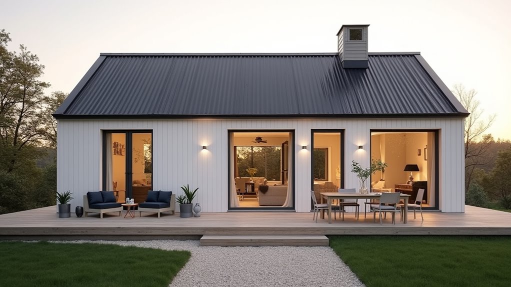 serene minimalist scandinavian interior