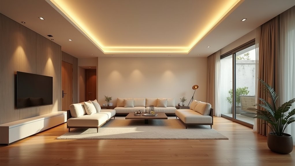 sleek energy efficient downlights