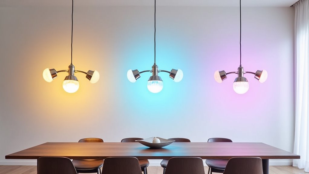 smart color changing led chandelier