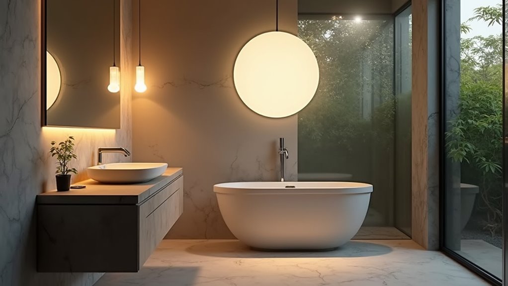 smart customizable bathroom lighting