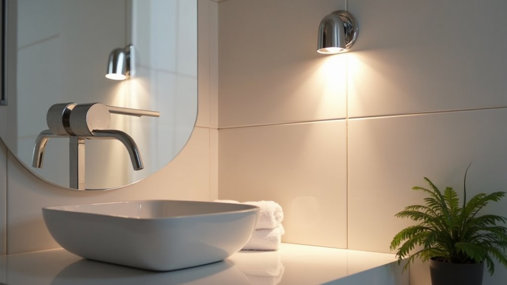 smart motion sensing bathroom lighting