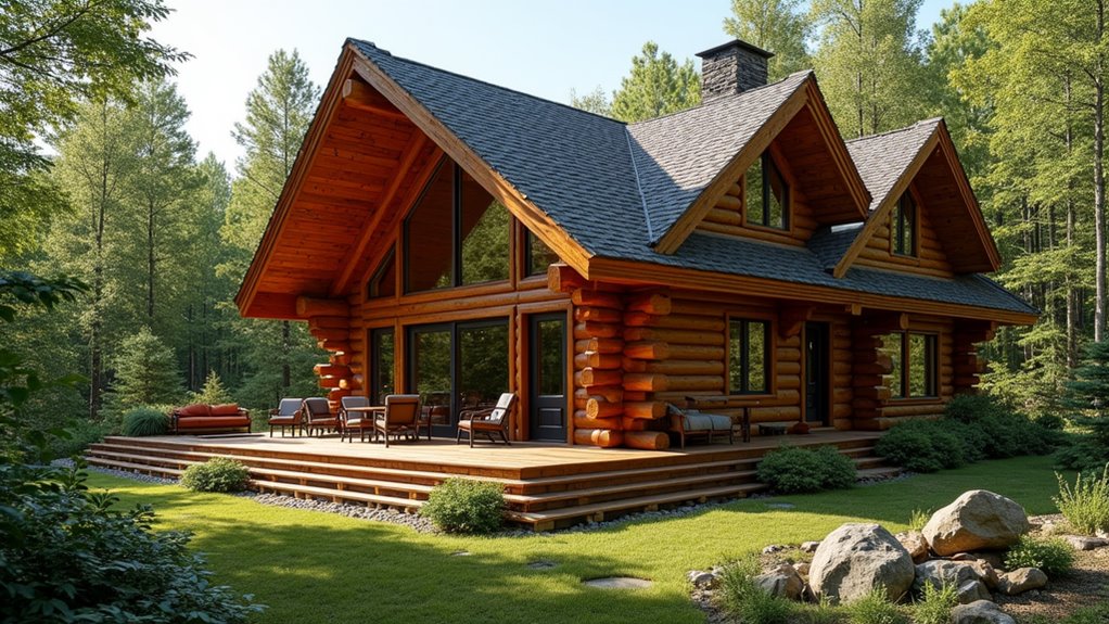 smart technology in log homes