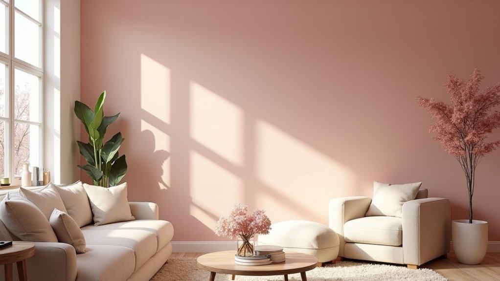soft pink for serene spaces