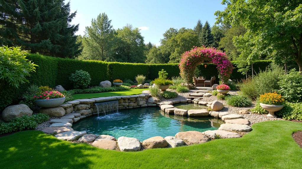 soothing water feature designs