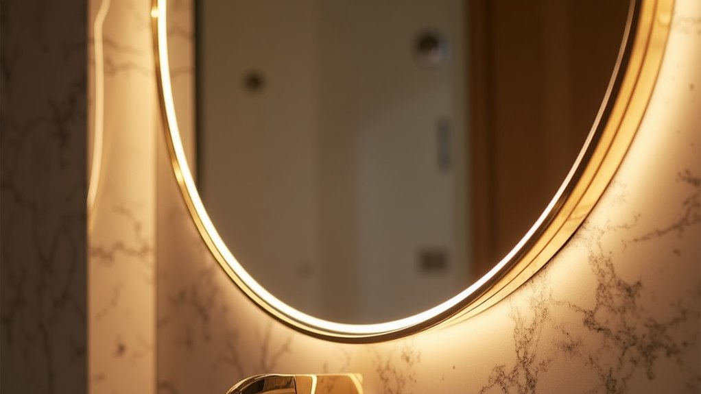 sophisticated lighted wall mirrors