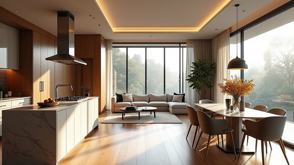 sophisticated small luxury living