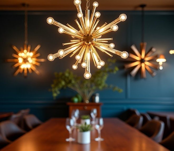 5 Stunning Sputnik Light Inspirations for Your Dining Room