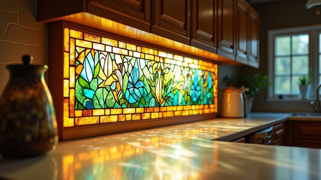 stained glass lighting transformation