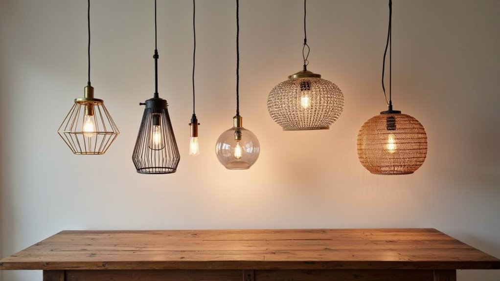striking eclectic ceiling lights