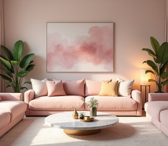 5 Tips for Creating a Stunning Light Pink Living Room