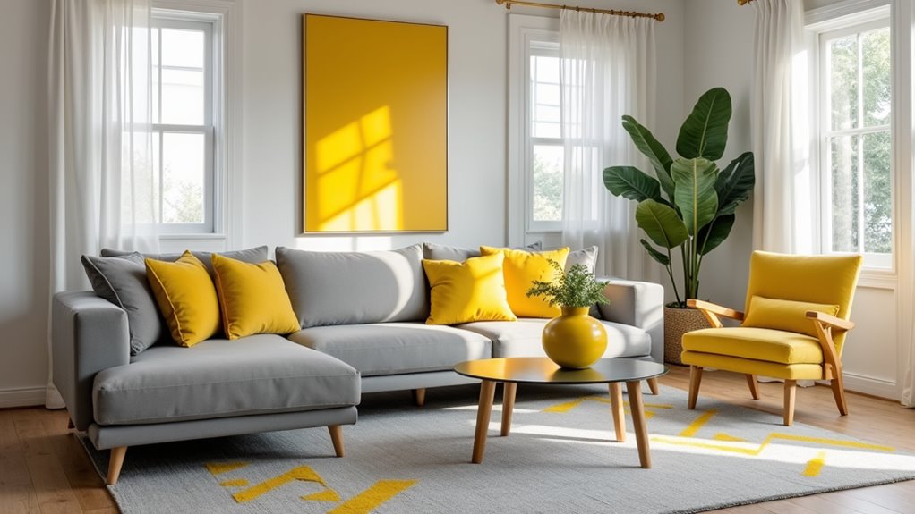 stylish accessories enhance ambiance