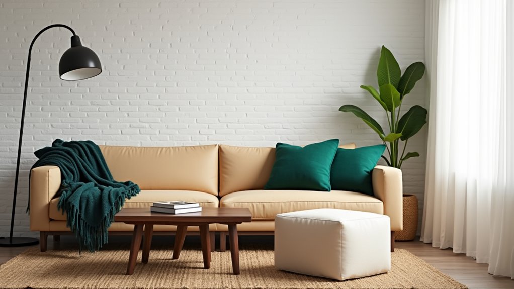 stylish balanced furniture coordination