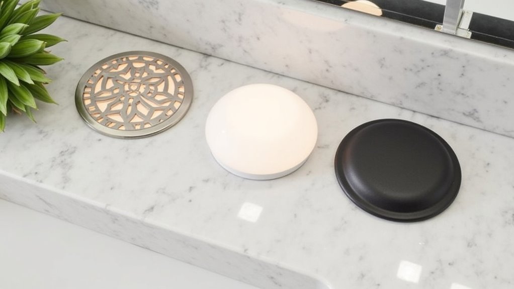 stylish bathroom light covers
