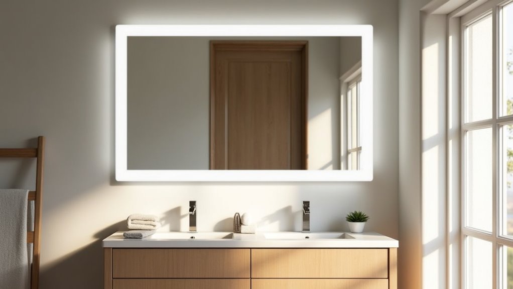 stylish fog free led mirror