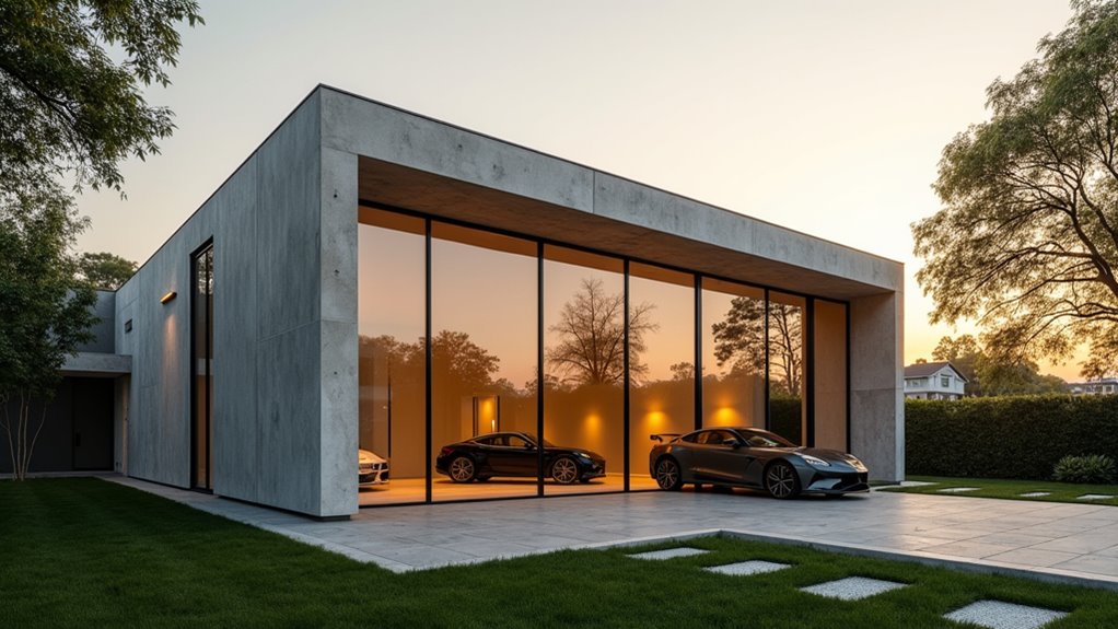 stylish functional integrated garages