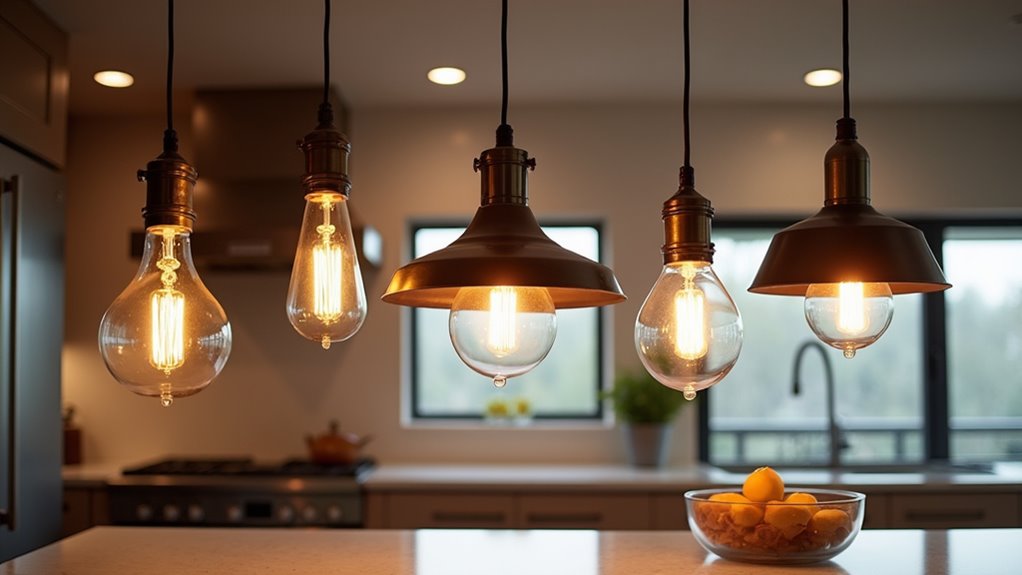 stylish kitchen bar lighting
