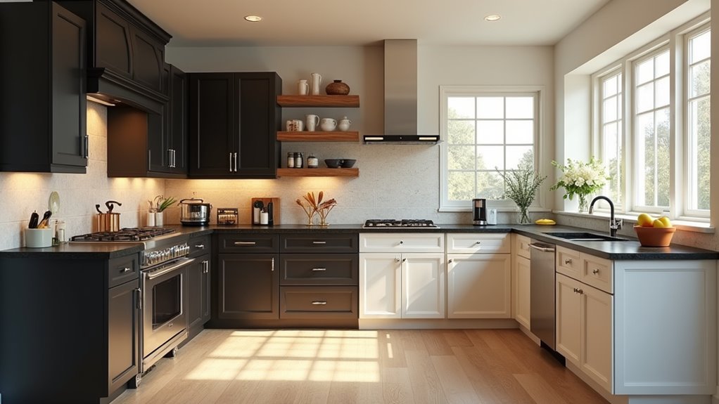 stylish kitchen cabinet options