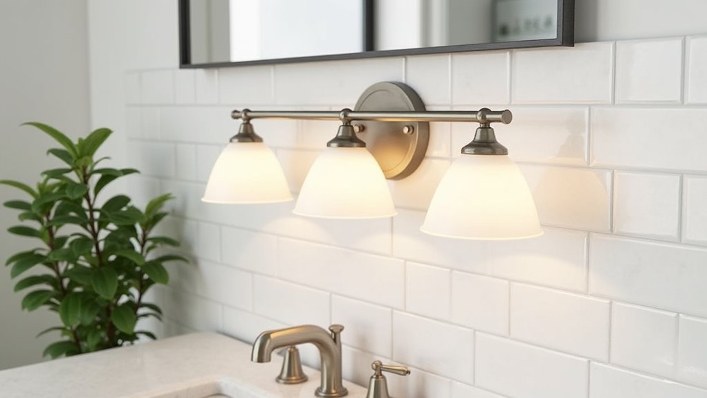 stylish modern vanity light