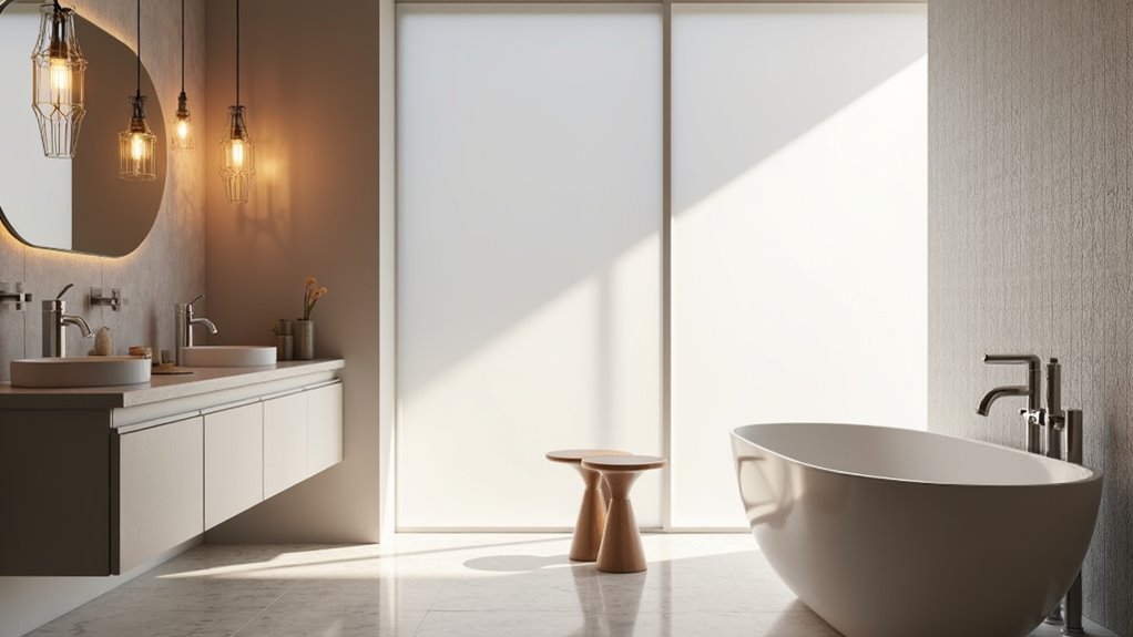 stylish multifunctional bathroom lighting